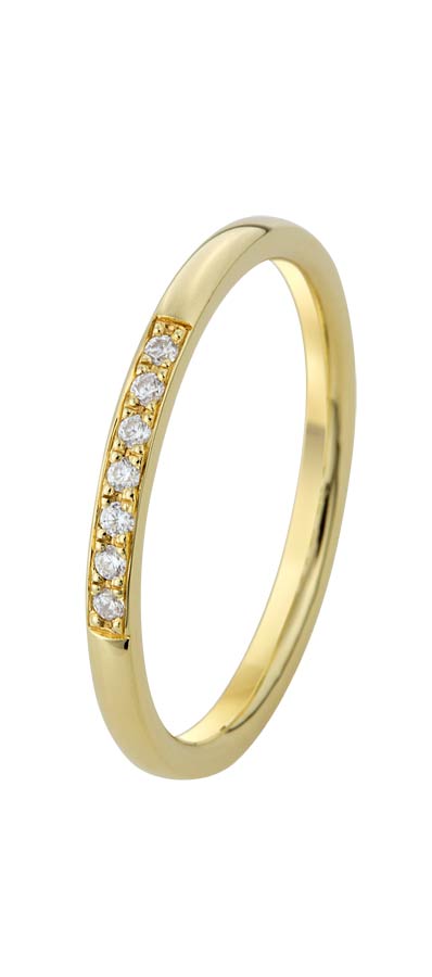 530124-3114-046 | Memoirering 530124 333 Gelbgold, s.Zirkonia<br>∅ Stein 1,4 mm <br>100% Made in Germany   523.- CHF   