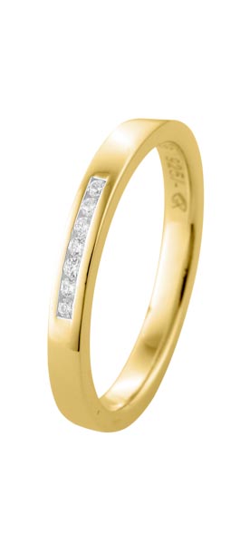530126-3114-046 | Memoirering 530126 333 Gelbgold, s.Zirkonia<br>∅ Stein 1,4 mm <br>100% Made in Germany   570.- CHF   