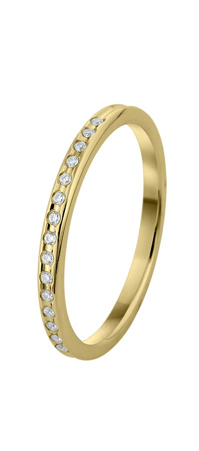 530129-3111-046 | Memoirering 530129 333 Gelbgold, s.Zirkonia<br>∅ Stein 1,1 mm <br>100% Made in Germany   617.- CHF   